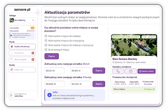 seniore.pl - Aktualizacja dostępności