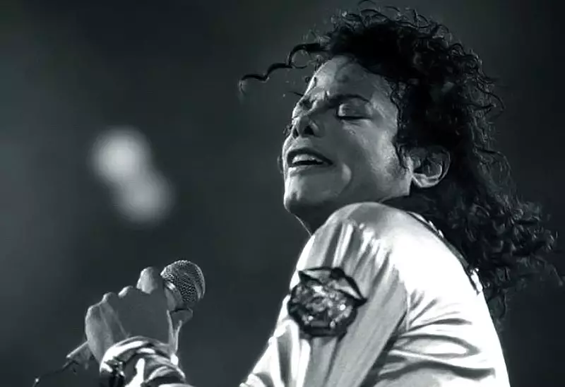Michael Jackson w trakcie występu 