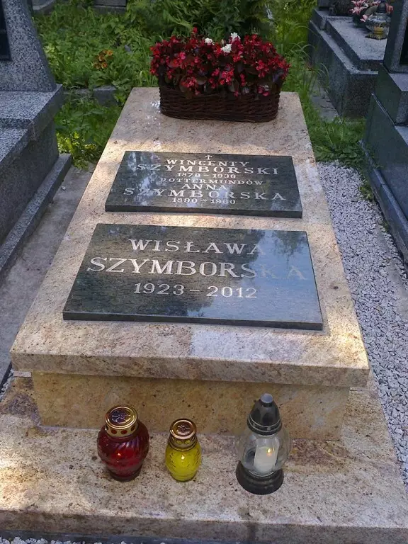grób rodzinny Szymborskiej