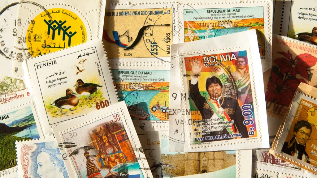 zbieranie znaczków pocztowych