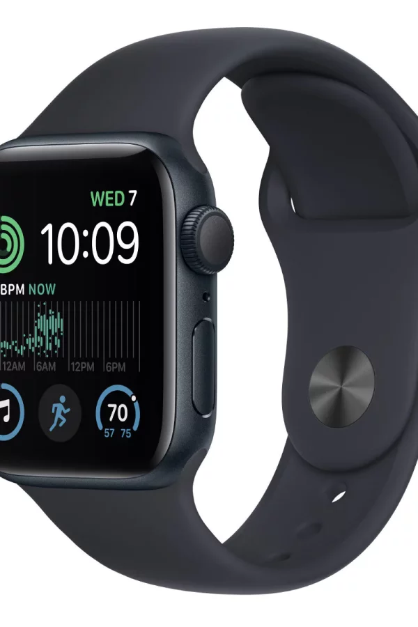 Apple Watch SE 2 czarny smartwatch dla seniora