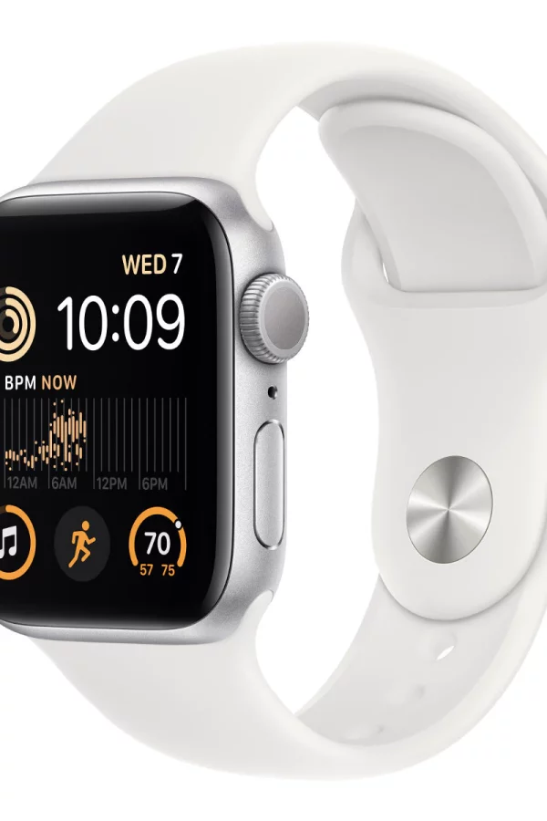Apple Watch SE 2 srebrny zegarek dla seniora