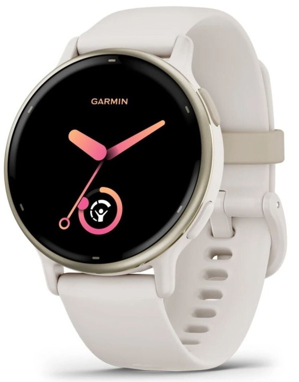 Garmin Vivoactive beżowy zegarek dla seniora