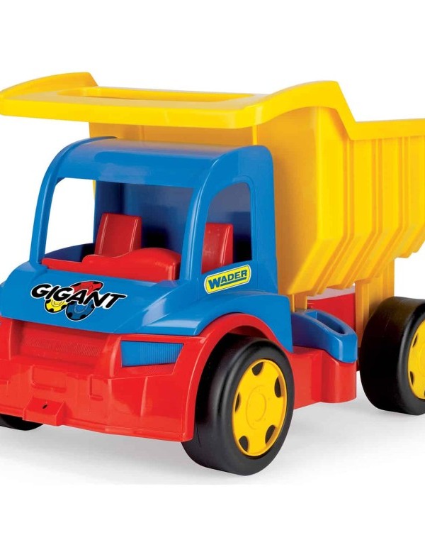 Wader Gigant Truck Wywrotka niebiesko-czerwona prezent dla wnuczka