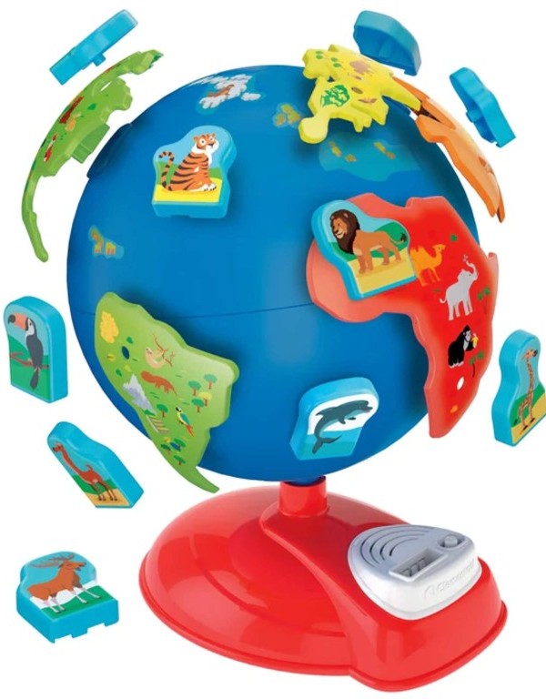 Ruchome elementy w Interaktywnym Globusie Przedszkolaka dla wnuczka
