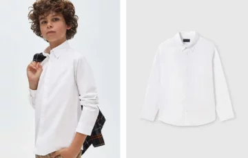 Biała koszula Mayoral prezent dla wnuka