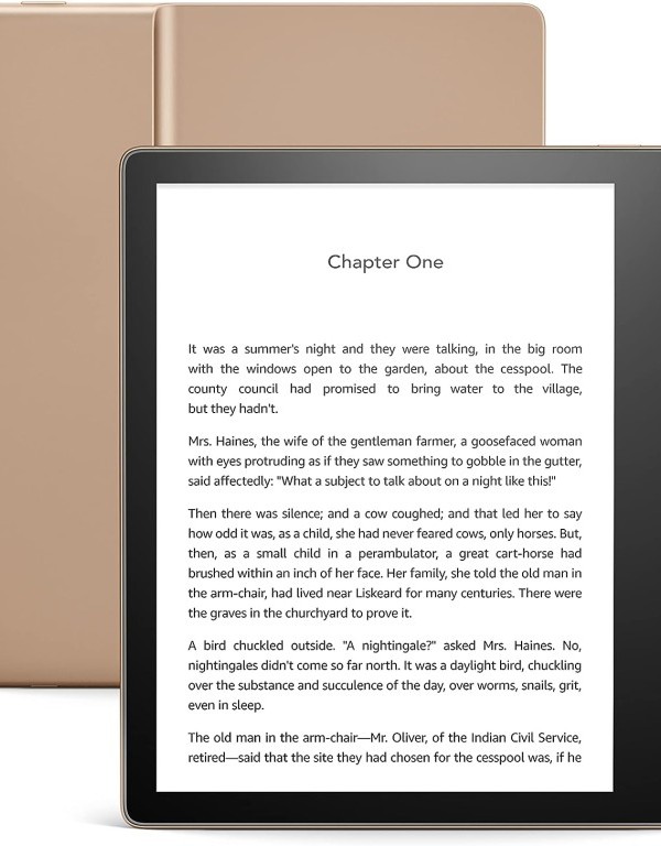 Kindle Oasis złoty czytnik e-booków dla seniora