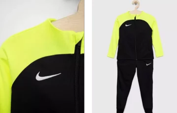 Nike dres dziecięcy zielonoczarny dla wnuka
