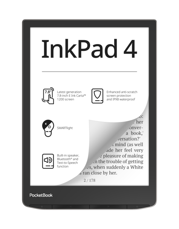 InkPad 4 czytnik e-booków po piećdziesiątce