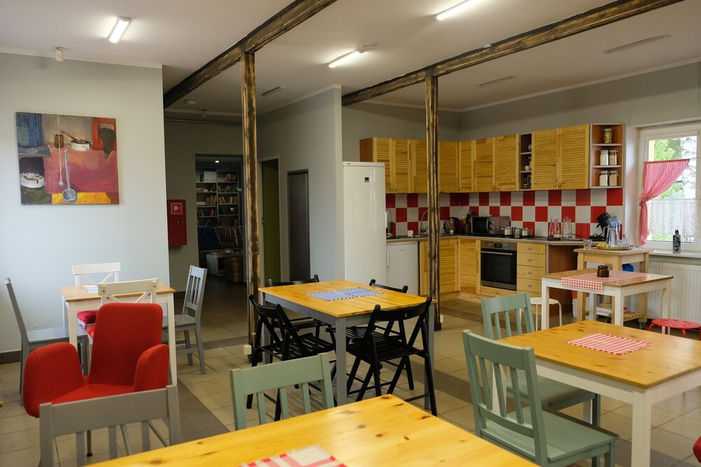 Sala spotkań w Domu Dziennego i Całodobowego Pobytu Seniora „Bunia” w Kościanie