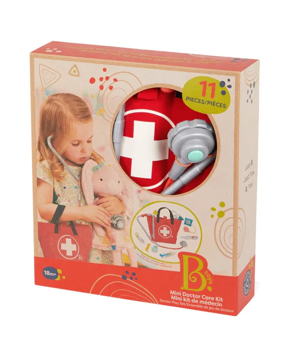 Zestaw małego lekarza B.toys dla 3-letniej wnuczki prezent w kartoniku