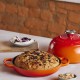 Chleb upieczony w naczyniu do pieczenia chelba Le Creuset na Dzień Babci