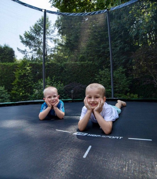 Wnuczek na trampolinie Hop-Sport Pumpkin
