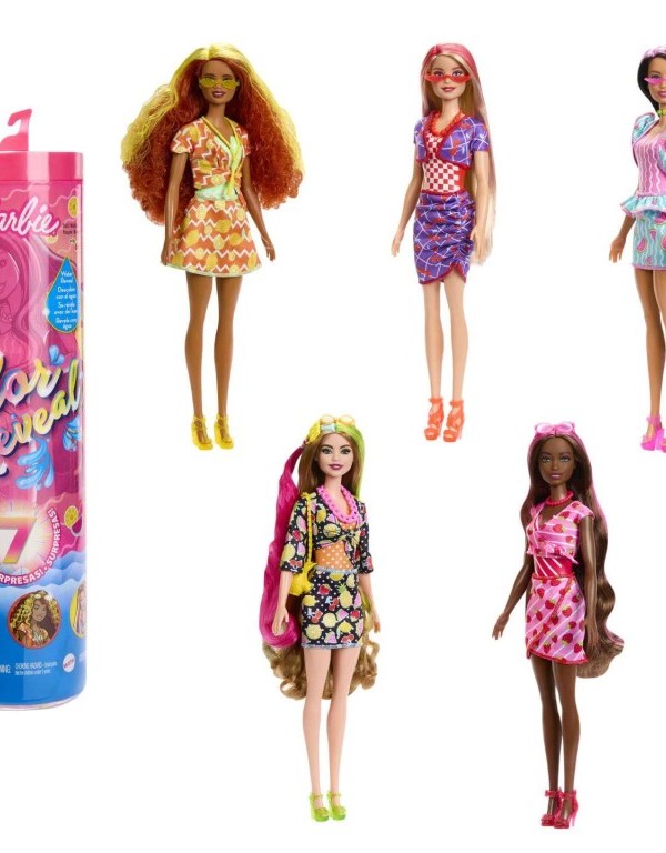 Laleczki z serii Barbie Color Reveal Słodkie Owoce dla wnuczki