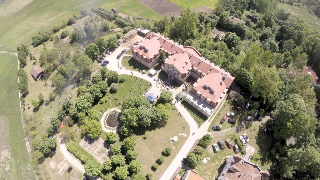 Dom Pomocy Społecznej „Lili” w Golubiach z lotu ptaka