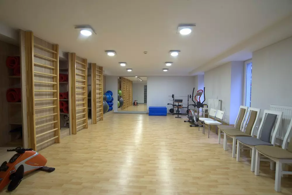 Sala gimnastyczna w Domu Seniora „Aurum Vitae” w Kaletach