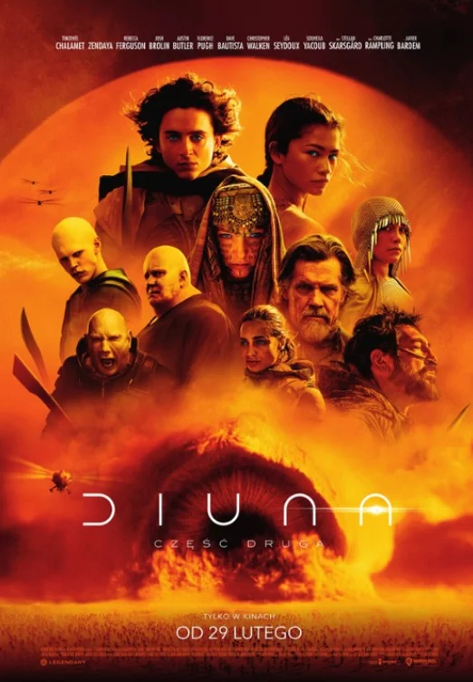plakat promujący film diuna: część druga