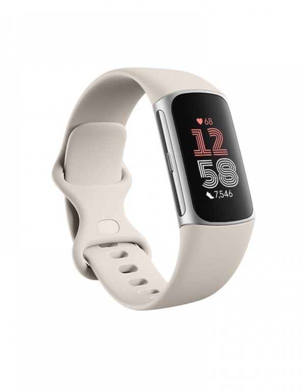 Fitbit Charge 6 porcelanowy smatband dla seniora