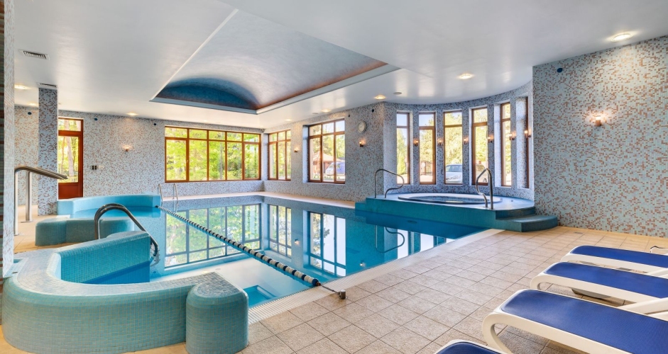 Strefa basenowa w Hotelu Pan Tadeusz w Serocku