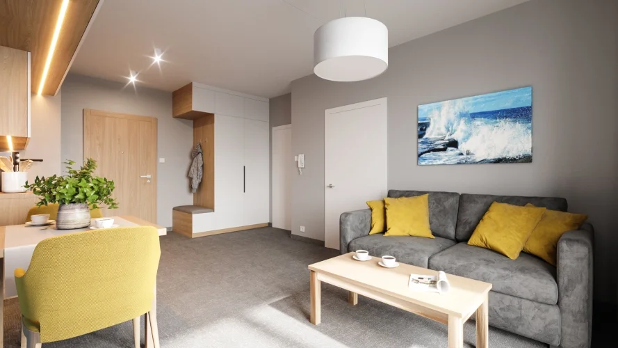 Apartamenty Senioralne ReVital w Mechelinkach to komfortowe lokale wyposażone w niezbędne udogodnienia