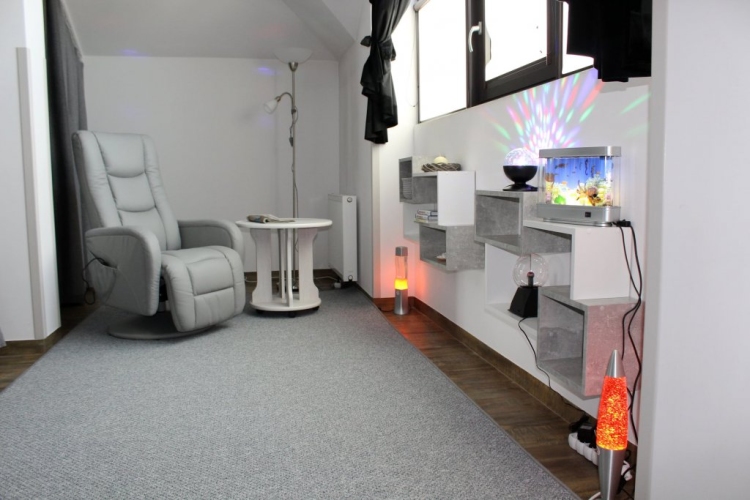 Sala relaksu w Dziennym Domu SENIOR+ w Olszewie-Borkach