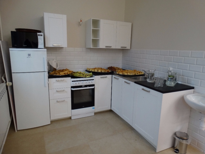 Ogólnodostępny aneks kuchenny w Dziennym Domu Senior-Wigor w Luboniu