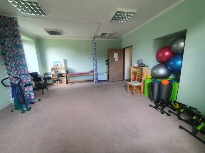 Sala do zajęć usprawniających w Dziennym Domu SENIOR+ w Rawie Mazowieckiej