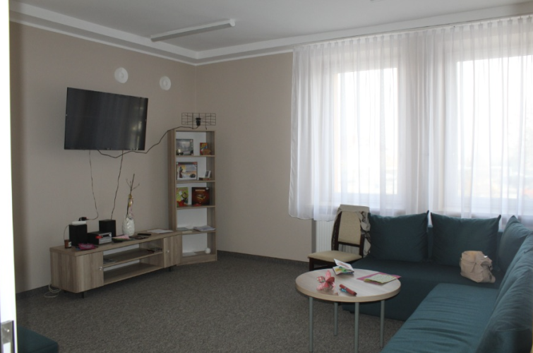 Dzienny Dom Senior+ w Kłobucku - kącik wypoczynkowy