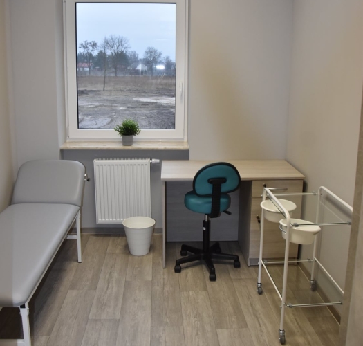 Gabinet pielęgniarki w Dziennym Domu SENIOR+ w Drochlinie