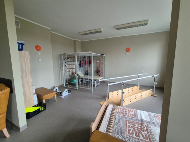 Sala rehabilitacyjna w Dziennym Domu SENIOR+ w Niezdrowicach