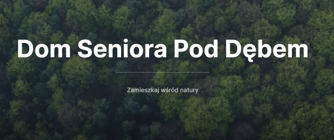 Dom Seniora Pod Dębem w Laskowcu