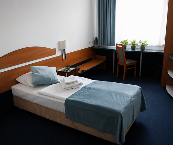 Jedne z pokoi w Aqua Rezydencji w Polkowicach