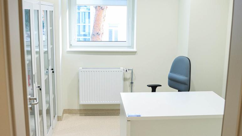 Gabinet zabiegowy w Domu Dziennego Pobytu w Kluczborku