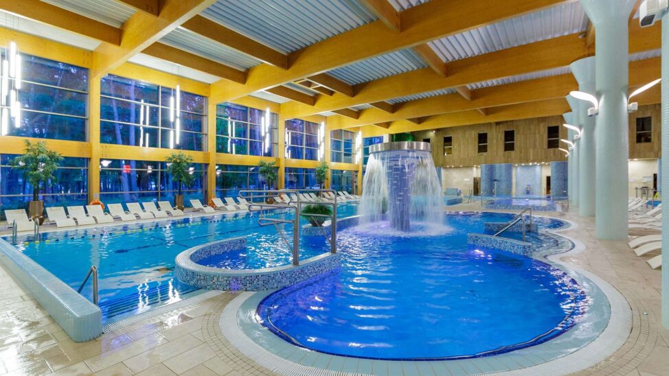 Sanatorium „Eglės sanatorija” w Druskiennikach i Birsztanach na Litwie - strefa basenowa