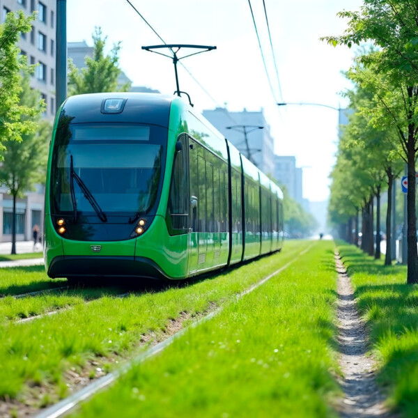 Nowoczesny tramwaj miejski